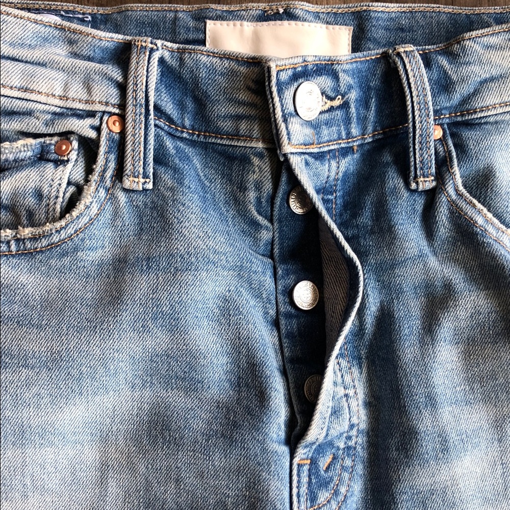 Mother Superior The Tomcat Roller in I Confess Light Wash Jeans 28 - Picture 10 of 14